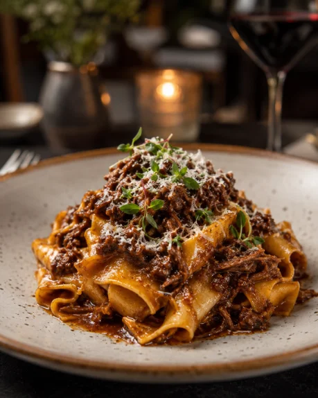 Beef Cheek Ragù, Pappardelle